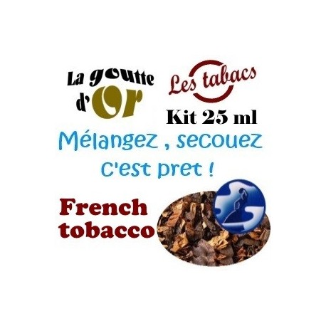 FRENCH TOBACCO - KIT 25 ML