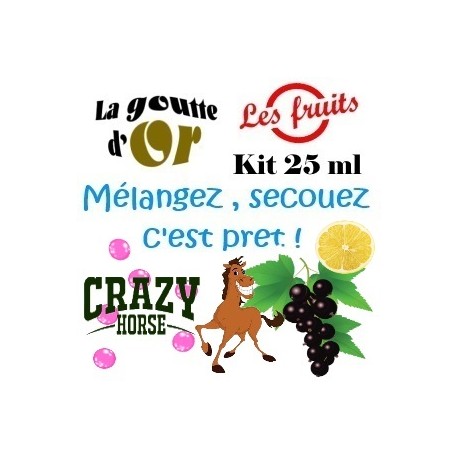 CRAZY HORSE - KIT 25 ML