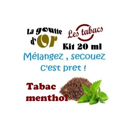 TABAC MENTHOL - KITS 20 ML