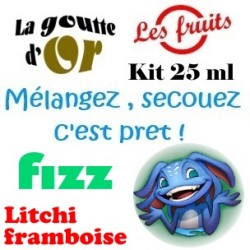 FIZZ LITCHI FRAMBOISE - KIT 25 ML